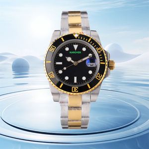 Classic Mens Watch Imperproofproof Luminous Automatic Diving Montres Fashion Luxury Full Indexless en acier inoxydable Boîte de montre noir