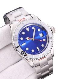 Klassieke herenhorloges Blauw automatisch mechanisch horloge 40 mm keramisch roestvrij staal Diver Series horlogeband verstelbaar Montre de Luxe zelfopwindend designer polshorloge