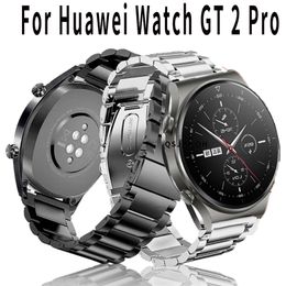 Band de bracelet en acier inoxydable en métal classique pour Huawei Watch 2 Pro Smart Smartwatch pour GT 2 mm 2e Bracelet Watchbands 220716