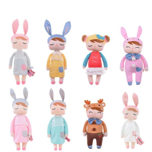 Classique Metoo Bunny Style Peluche Poupée Douce Filles Jouets En Peluche Angela Poupée Jouets pour Enfants Filles Cadeau D'anniversaire Jouets Pour Enfants 8 Styles