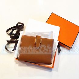 Classic Mini bearn mens womens wallet porte-monnaie original Luxury Designer titulaire de la carte porte-clés pochette avec boîte porte-cartes Portefeuilles porte-passeport de qualité supérieure en cuir