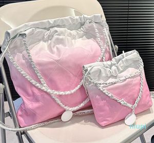 Mini sac à bandoulière classique de créateur fourre-tout motif diamant matelassé pièce de monnaie sac à bandoulière femme mode cuir de mouton chaîne en or rose moyen
