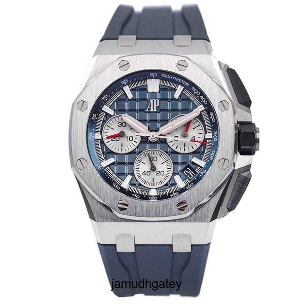 Reloj AP minimalista clásico Royal Oak Offshore Series 26420 Maquinaria automática Esfera de 43 mm con tarjeta de garantía