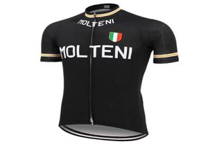 Classic Molteni Black Cycling Jersey Ropa Ciclismo Go Pro Team Vélo Vêtements MTB Jersey Sports Outdoor Vêtements à vélo 6200503