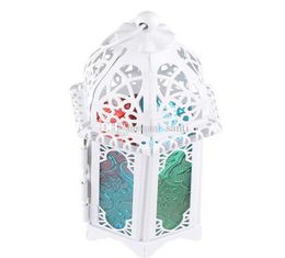 Portavelas clásico de estilo marroquí, 8372165CM, candelabro votivo de cristal de hierro, farol, decoración para el hogar y la boda, 2309741