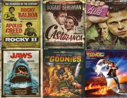 Klassieke film metalen schilderij teken poster vintage films posters man grot ambachten horror bioscoop decor hobby slaapkamer wanddecoratie 21375037