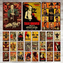 Klassiek filmteken retro poster metalen bord bar club muurstickers vintage plaque home decoratie ijzer gepersonaliseerde kunst schilderij sticker maat 30x20cm w02