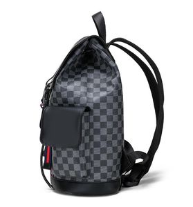 Klassieke multifunctionele backpack Koreaanse mode-plaid rugzak grote capaciteit casual computertas schooltassen