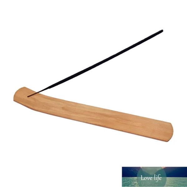 Classic Natural Plain Wood Incienso Stick Ash Catcher Burner Holder Incienso de madera Sticks Holder Decoración del hogar Venta al por mayor Envío gratuito DBC