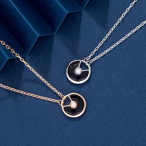 klassieke ketting designer sieraden 925 zilveren luxe sieraden voor vrouwen natuurlijke schelp voor trouwdag en Valentijnsdag mode veelzijdige sleutelbeenketting