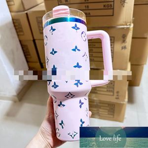 Klassieke nieuwe 40oz autocup cups Ice Cream Cups Vacuum Thermos Cup met Straw Factory Direct Sales