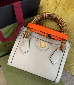 Nuevos bolsos clásicos de cuero genuino, bolsos cruzados, bolsos de bambú con asa superior para mujer, bolso de viaje de diseñador de lujo a la moda