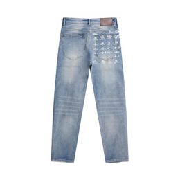 Klassieke nieuwe jeans, 2024 nieuwste product originele enkele harde goederen, gewassen casual jeans, comfortabel en elastisch Aziatische maat