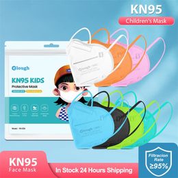 Masque certifié KN95 papillon cinq couches masque de protection enfant jetable pliant anti-poussière