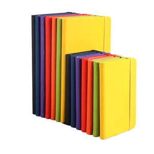 Paperage Journal ligné Carnet A5 A6 Carnet à couverture rigide Carnet en cuir PU pour bureau, maison, école ou entreprise 80 feuilles Classique