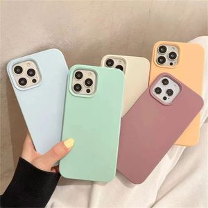 Coque officielle classique en Silcione pour iPhone, compatible modèles 15 Plus, 14, 13, 12, 11 Pro Max, liquide, couleur bonbon, Coque Capa pour apple iPhone, protection arrière pare-chocs