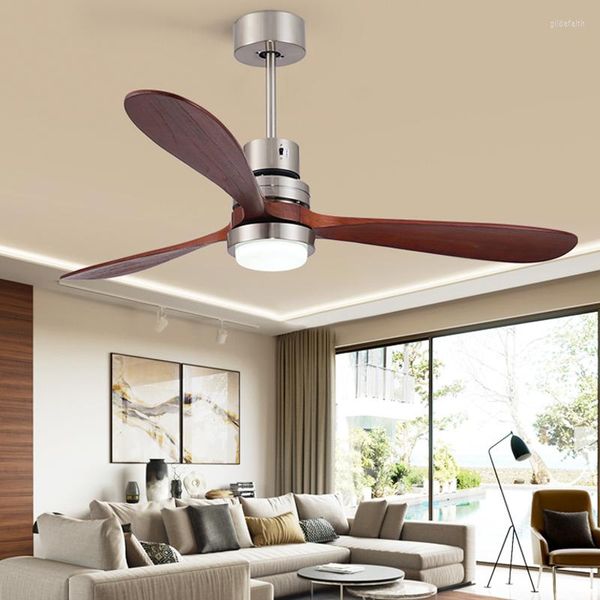 Moteur à courant continu réversible pour ventilateur de plafond en bois Oirgal classique adapté au soutien hiver et été 110V-220V