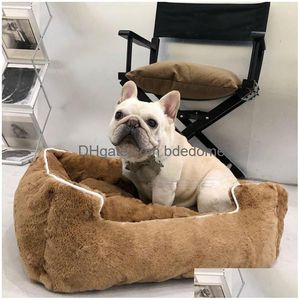 Klassiek Oud Bloem Designer Hondenbed Voor Middelgrote Kleine Honden Hine Wasbaar Slee Sofa Antislip Bodem Warm Zacht Huisdier Duurzaam Orthopedisch Cal Dhcor