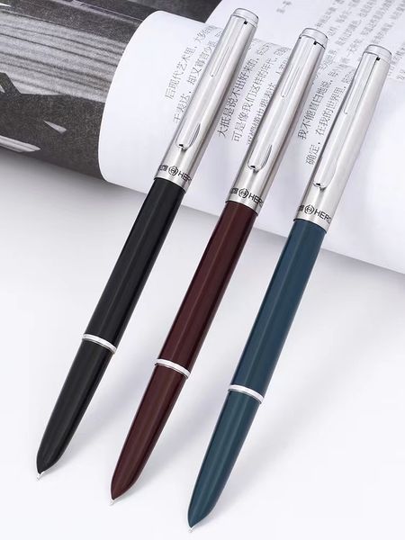 Bolígrafo clásico antiguo de iridio para estudiantes, bolígrafo de escritura para oficina, héroe 007