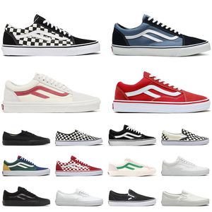 Vans Old Skool Shoe Designer Leisure Skateboarding Shoes Black And White Mens Running Shoes【code ：L】Womens Fashion Outdoor Flat Shoes