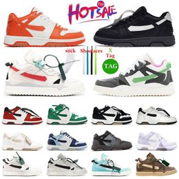 OFF-WHITE Out Of Office OOO Low Tops off white offwhite off whitesdesigner shoes 【code ：L】Classique Out of Office AAA + Qualité Designer Chaussures Offswhite Hommes Off Sports Mid