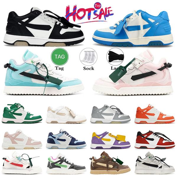 Off White Out Of Office Sneaker Low Top Casual Designer Shoes OOO Luxury Midtop Sponge Pink Green Arrows Motif Platform Loafers Vintage Trainers【code ：L】