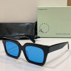 Clásico ow40001U retro para hombre gafas de sol diseño de moda para mujer gafas de marca de lujo diseñador de anteojos de alta calidad de moda estilo famoso anteojos con estuche