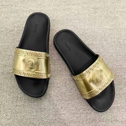 clásico PALAZZO Sliders sandalia negro blanco 35-46 caja de goma Mule pool Summer girl Beach sandale lujo Diseñador Hombres Mujeres plana Zapato casual plataforma Slide regalo