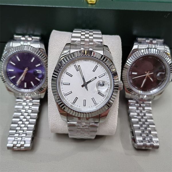 Classique parfait montre designer mens montres traditionnel 28/31mm diamant orologio 36/41mm bracelet de montre plaqué argent élégant aaa montres de haute qualité dh03 C23