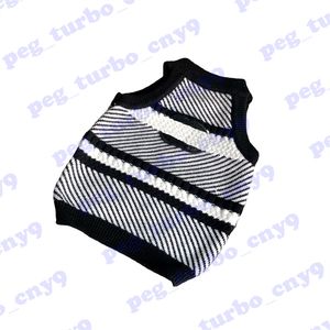 Classic animaux de compagnie Stripe Sweathirt Sweat-shirt Dog Apparel Logo Pet Top Top Dog chiens de chiens