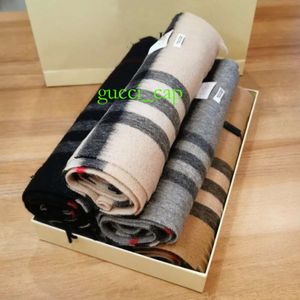 Classique Plaid Designer Écharpe 100% Cachemire Gland Designers Foulards Écharpes Châle Sciarpa pour L'hiver Femmes et Hommes Mauvaises Herbes