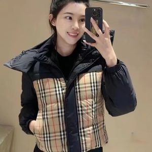 Vestes réversibles à capuche à carreaux classiques pour femmes