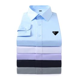 camisa a cuadros clásica camisas de diseñador hombres mujeres chaqueta de punto a rayas chaqueta de solapa suelta camisa de manga larga casual tamaño asiático S M L XL XXL 3XL 4XLPRP