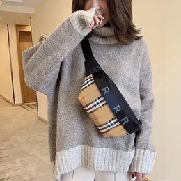 Classic Plaid Waist Pack Designer Fanny Packs Classic Womens Black Bumbags Mens Nylon Fannypack fashion Belt Bum Bag Chest Bags CSD2311145