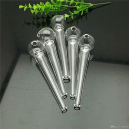 Blíster puntiagudo clásico Tubo recto Bongs de vidrio Pipa para fumar de vidrio Tuberías de agua Plataforma petrolera Cuencos de vidrio Quemadura de aceite