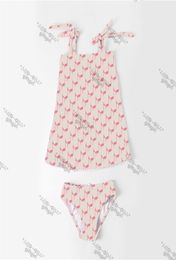 Traje de baño estampado clásico Hipster de alta calidad Girl039s Diseñador de unidades de diseño para niños al aire libre Niños de lujo para niños