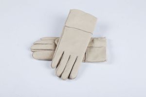 Gratis verzending - Klassieke kwaliteit Bright lederen dames lederen handschoenen dameswol handschoenen 100% gegarandeerde kwaliteit