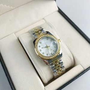 Classic Quartz Watch - Calendar Type Watch, Sangle en acier inoxydable, processus de réglage du diamant, précision de voyage en conception imperméable, originalité