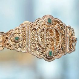 Classic r ceintures pour femmes algérien robe ceinture de mariage bijoux arabe arabe courroie de ceinture marocaine ceinture nuptiale boucle de mariée 240326