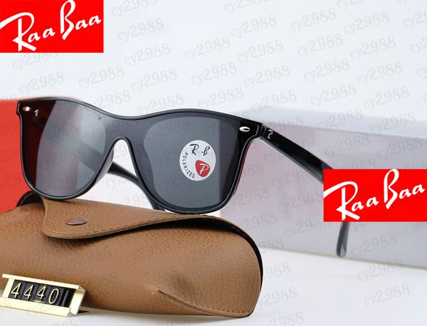 Lunettes de soleil Ray Ray 4440 pour femmes RB Designer Luxury All-in-One Sheet Lune pour hommes à vélo à vélo