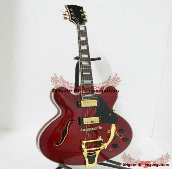 Classic Red 335 Jazz Guitar Gold Hardware muy belleza de China A97026634