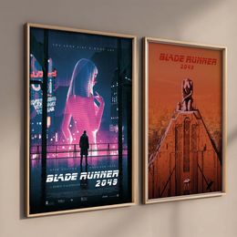 Classic Retro Future Movie Blade Runner 2049 Affiche Affiche esthétique PEINTURE PEINTURE IMPRESSIONS Mall Pictures pour décor de salon