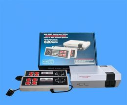 Classic Retro Game Console Plug and Play Sistema de entretenimiento de videojuegos de 8 bits Builtin 620 o 500 juegos con NES 4 Keys Control25940313