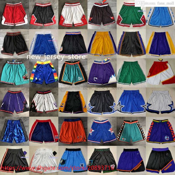 Clásico Retro Malla 1995 All-Star Pantalones cortos de baloncesto Película Hip Pop Transpirable Entrenamiento de gimnasio Pantalón de playa Pantalones deportivos Universidad de Carolina del Norte