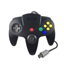 Controlador clásico retro N64 Controladores de juegos con cable Gamepad de 64 bits Joystick para PC Sistema de videojuegos de consola Nintendo N64 12 colores En stock