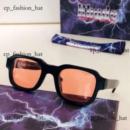 Klassieke retro rhude heren zonnebril modeontwerp rhude zonnebrillen dames bril luxe merkontwerper ecolglass e -glazen topkwaliteit eenvoudige zakelijke stijl met doos fa95