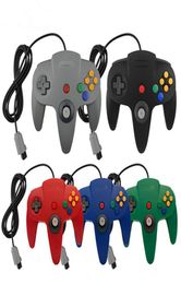 Joystick GamePad filaire rétro classique pour N64 Controller Game Console Analog Gaming Joypad 10 Couleurs Dhl9776884