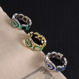 Anneaux de mode de mode classiques Anneaux d'anneau de lettres G bijoux pour hommes portant des anneaux de bande