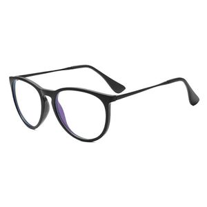 Lunettes rondes classiques Chiffre d'hommes Femmes Blue Light Blocking Metal Frame Optical Eyeglasses Designer Eyewear Gafas de Sol With Bag 332y