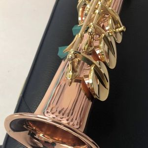 Classic S992 B-flat soprano tube droit saxophone intégré phosphore cuivre instrument de jazz fabrication artisanale japonaise avec accessoires